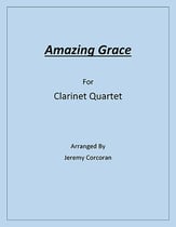 Amazing Grace for Clarinet Quartet P.O.D. cover